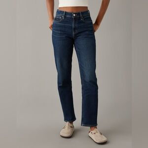 American Eagle Outfitters Dark Blue Straight Jeans